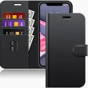 Magnetic Wallet Case - iPhone 11 (6.1)  Black
