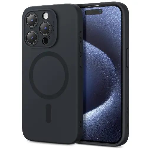 iShield Liquid Silicon Snap Case with Capture Button [Ultra MagSafe] 