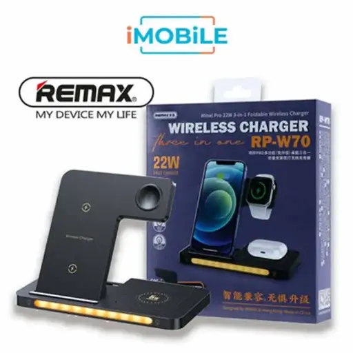 [RP-W70] Remax High Power 3 in 1 Foldable Wireless Charger